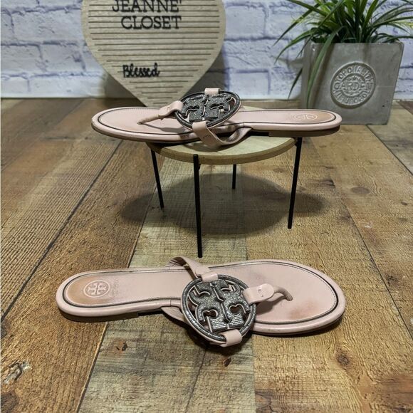 Tory Burch Miller pave Sandals shell pink
Size 10 - Picture 12 of 12